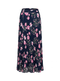 Floral Printed Pleated Skirt