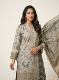 Obsidian Thread - Embroidered Lawn 3 Piece