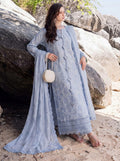 3 Piece Karandi Suit with Chiffon Dupatta (Stitched)