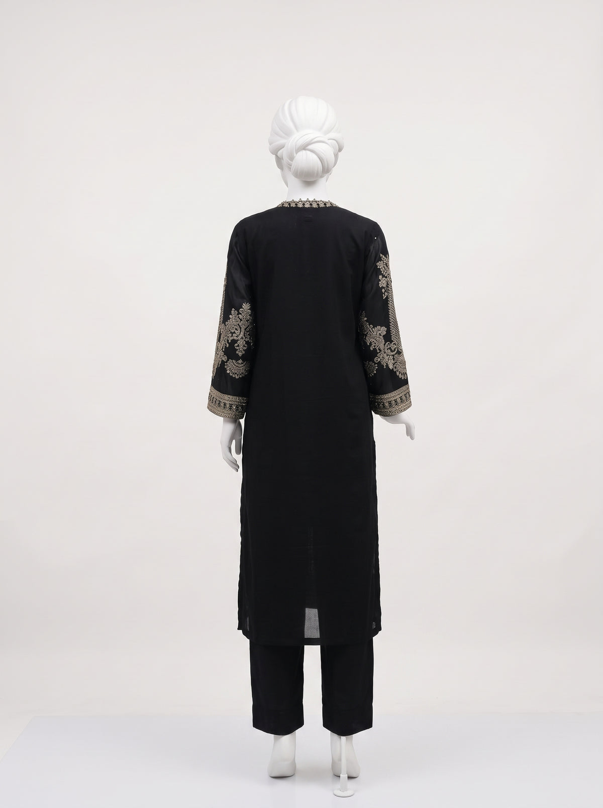 3 Piece Heavy Embroidered Chiffon Suit with Chiffon Dupatta (Stitched)