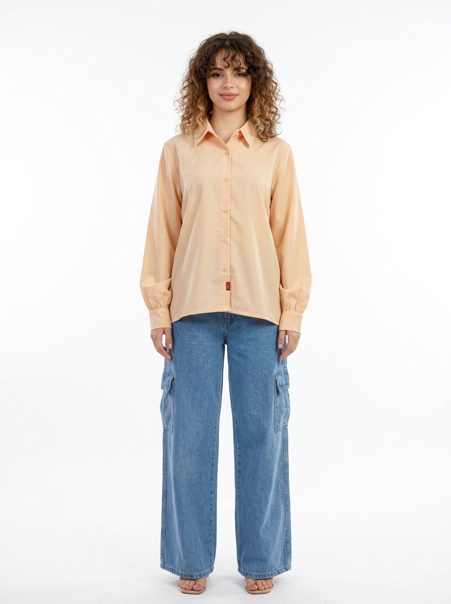 1 Piece Silk Printed Shirt
