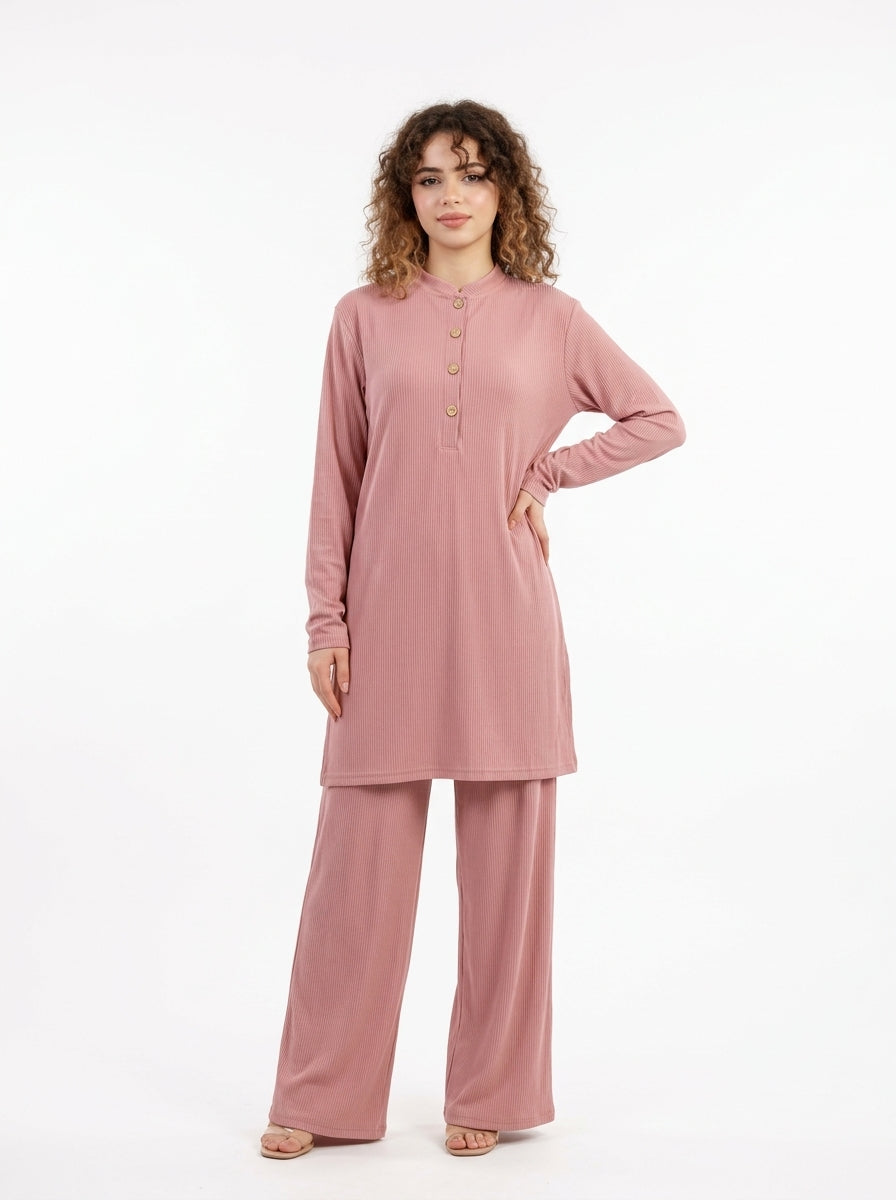 2 Piece Lycra Co-ord Set