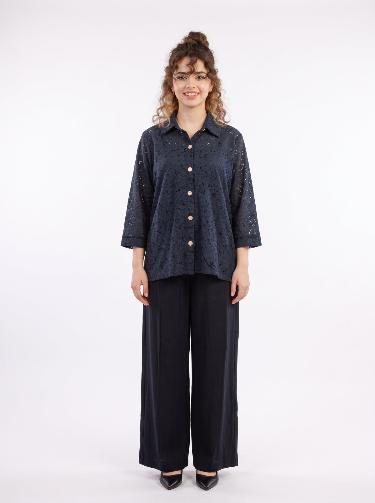 2 Piece Cotton Net Suit