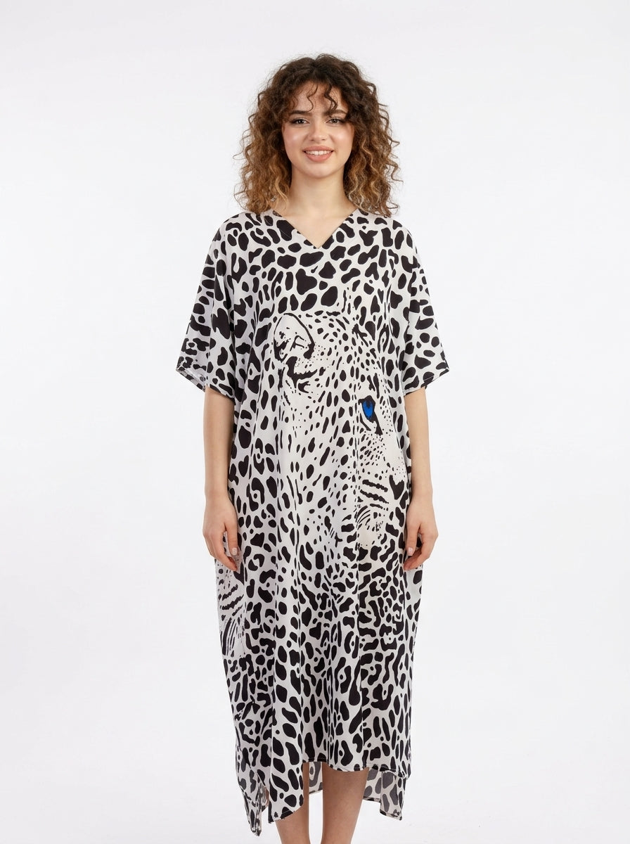 1 Piece Silk Kaftan