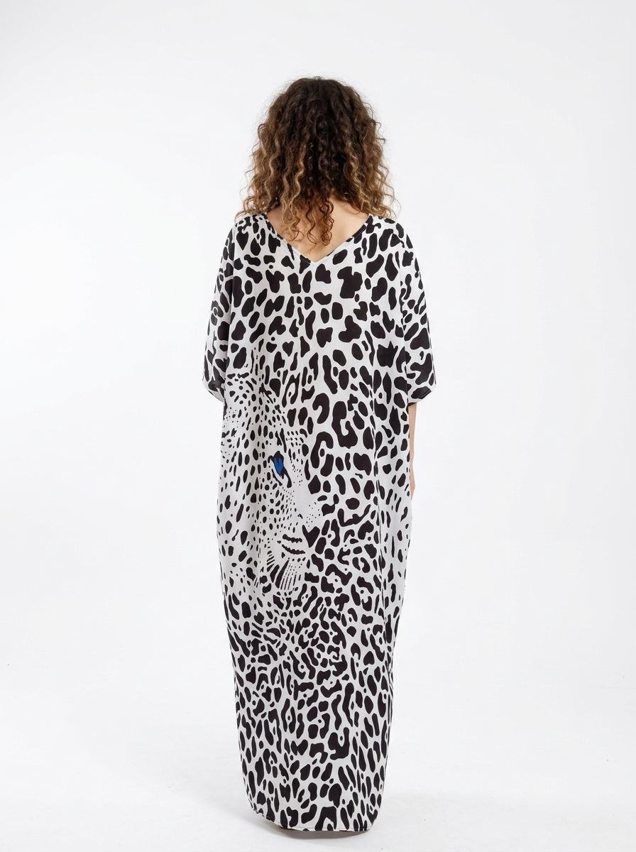 1 Piece Silk Kaftan