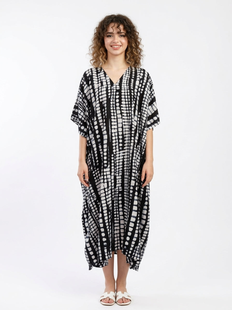 1 Piece Silk Kaftan