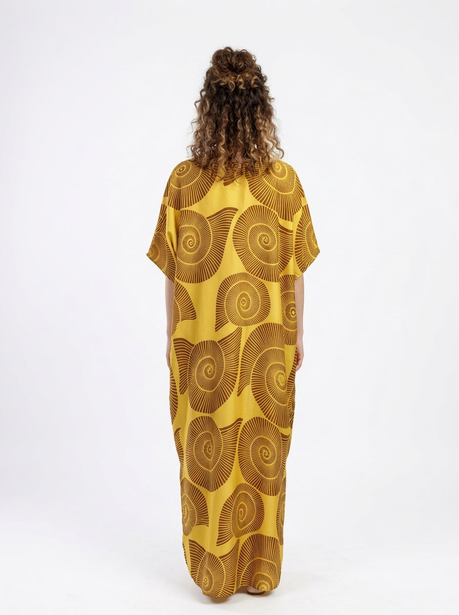 1 Piece Silk Kaftan