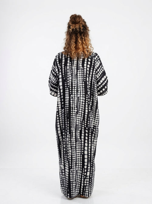 1 Piece Silk Kaftan