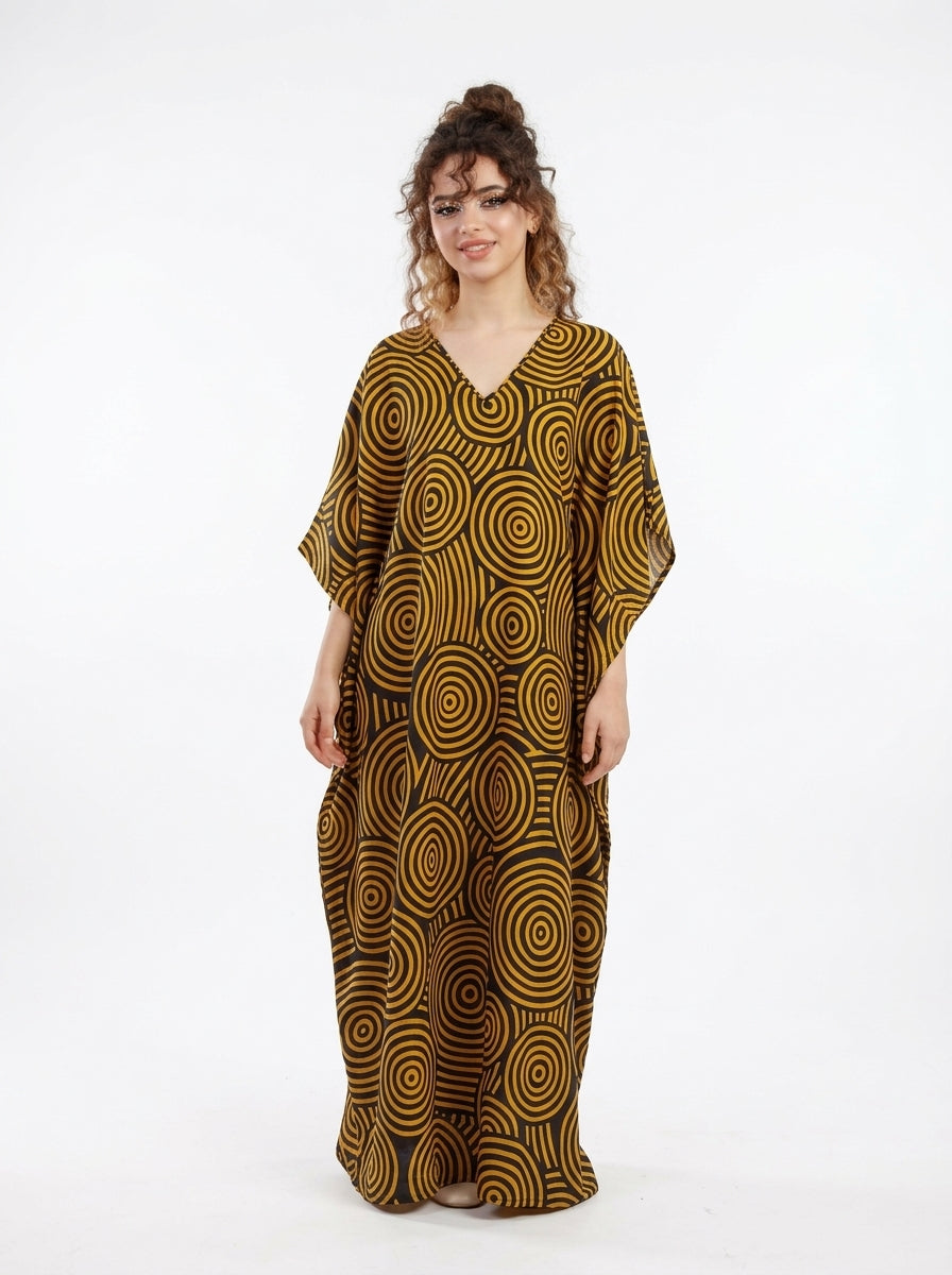 1 Piece Silk Kaftan