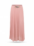 Embellished Pleated Skirt - Pink