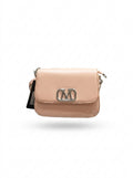 Blush Pink Saddle-Style Crossbody Bag
