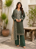 3 Piece Embroidered Khaddar Suit (Unstitched)