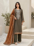 3 Piece Embroidered Khaddar Suit (Unstitched)