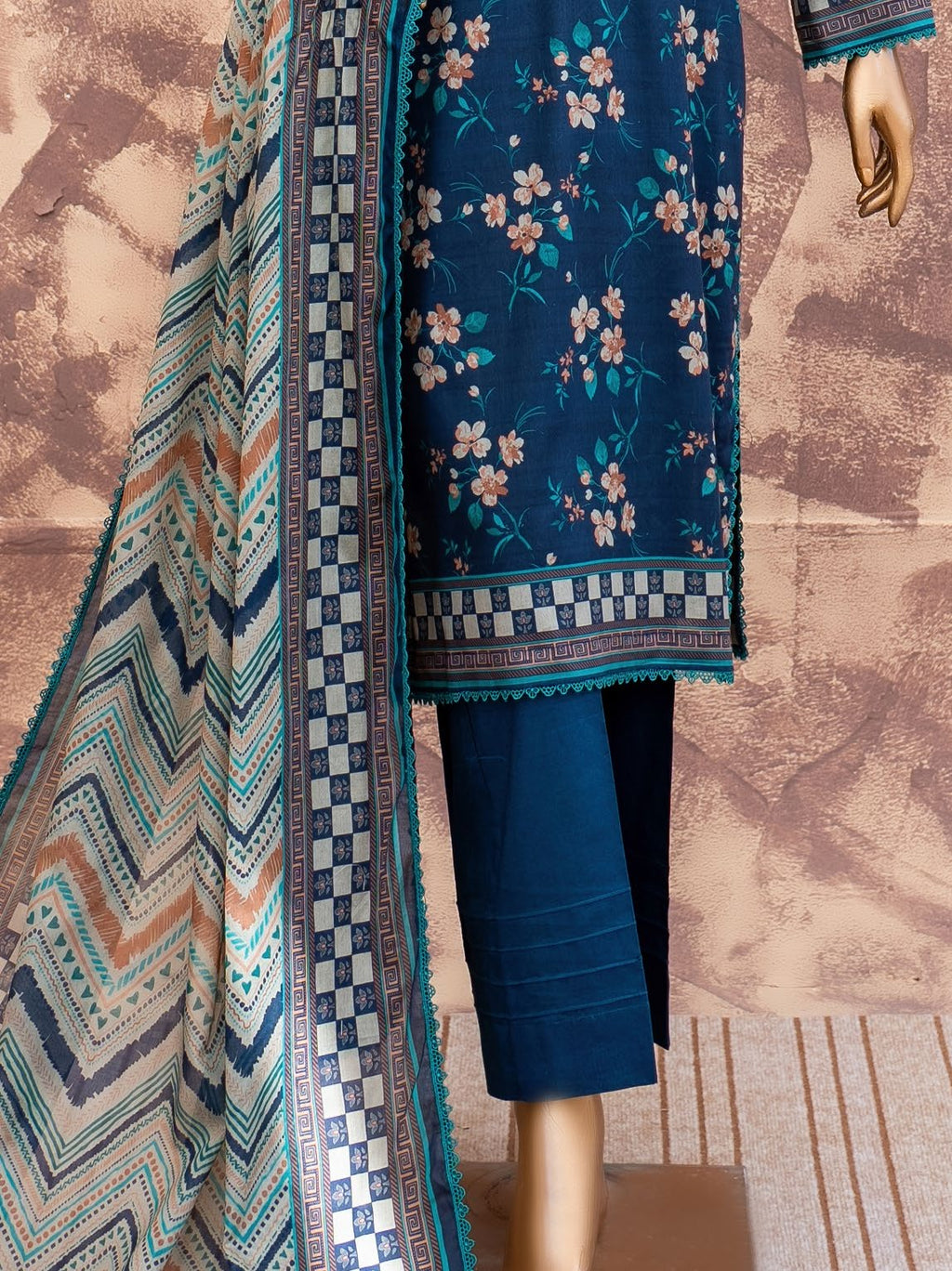Midnight Mosaic - Printed Lawn 3 Piece