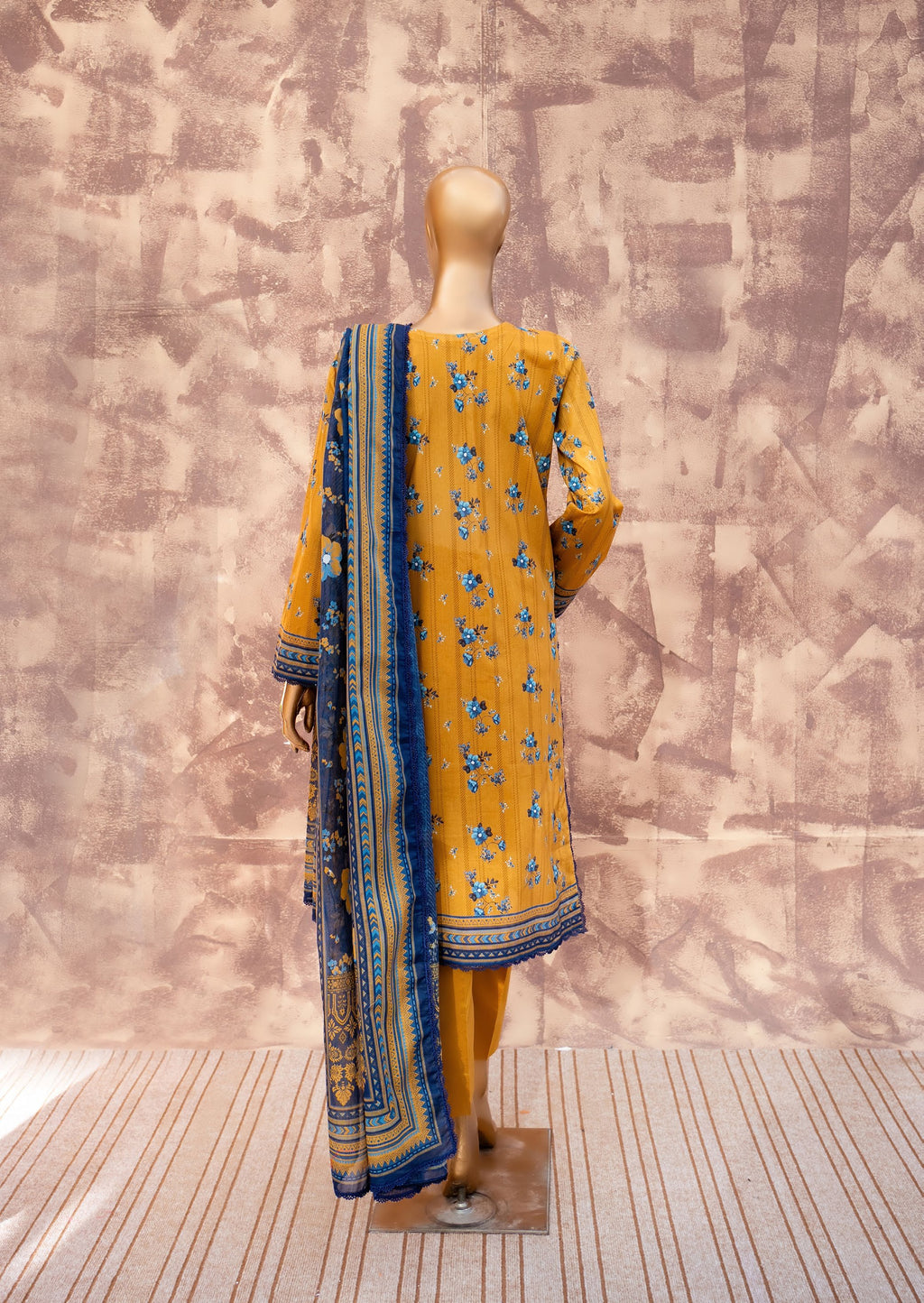 Mustard Spice - Printed Lawn 3 Piece