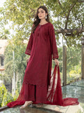 3 Piece Dhanak Suit (Stitched)