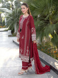 3 Piece Dhanak Suit (Stitched)