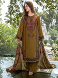 3 Piece Dhanak Suit (Stitched)