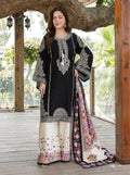3 Piece Dhanak Suit (Stitched)