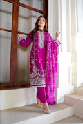 Meherbaan Velvet Shawl Suit