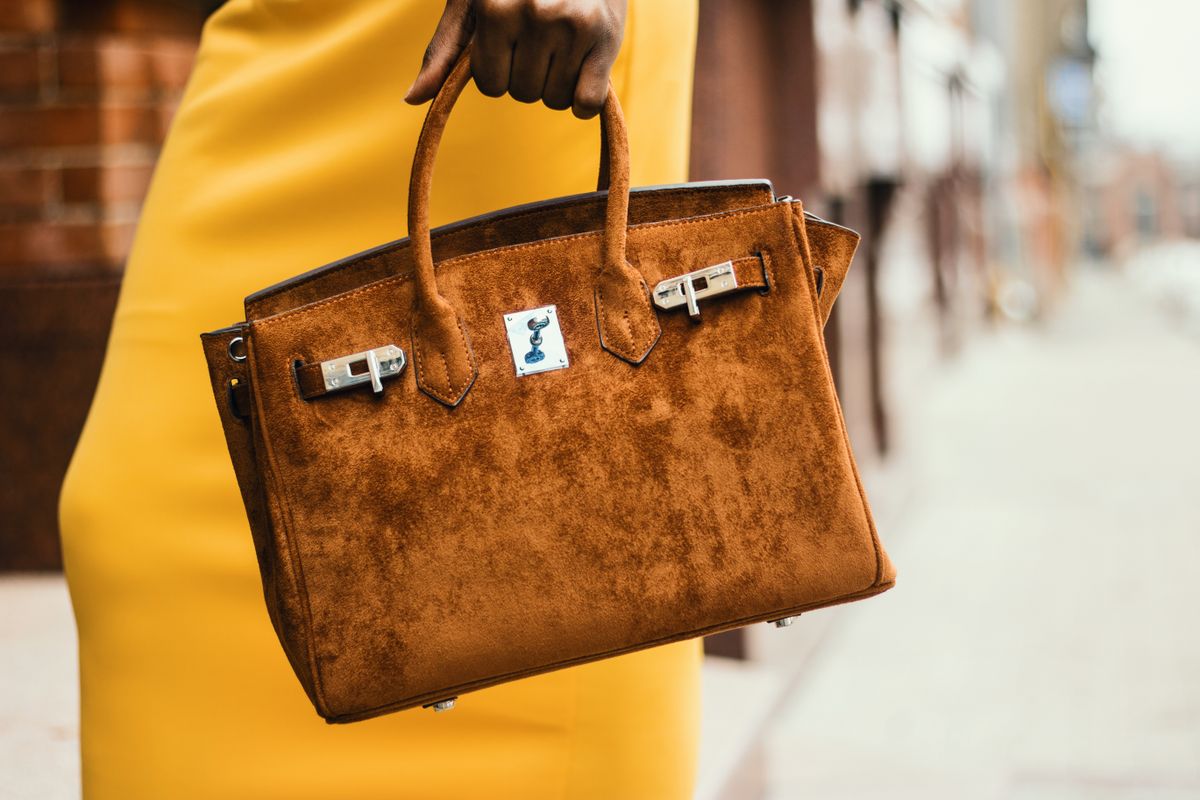 Meherbaan Handbag in cream leather